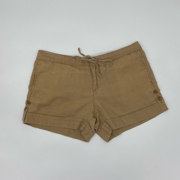 Tommy Hilfiger Linen Tan Shorts